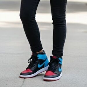 Nike Women’s Air Jordan 1 Retro High OG UNC To Chicago CD0461046 Sz 8 Blue/Red